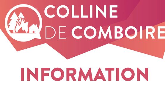 Exercices du SDIS en cours sur la colline de Comboire