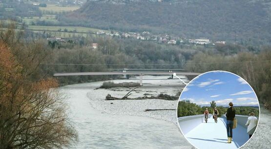 Projet de passerelle modes actifs sur le Drac : participez à la concertation