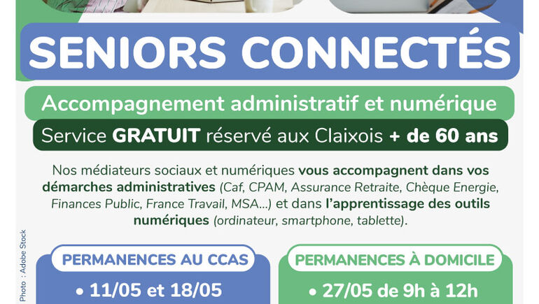 PIMMS Médiation - Aide numérique aux Claixois + 60 ans